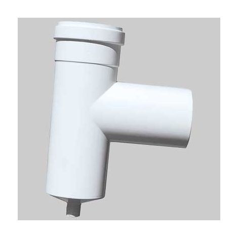 RACCORDO A TEE CON TAPPO RACCOGLI CONDENSA Ø 80 FF MADE IN ITALY