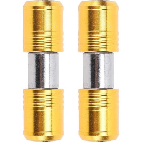 Embout de tournevis à double extrémité 2 pièces, porte-embout à double extrémité à dégagement rapide porte-embout à douille hexagonale pour forets à tige hexagonale de 1/4 pouces (1/5)