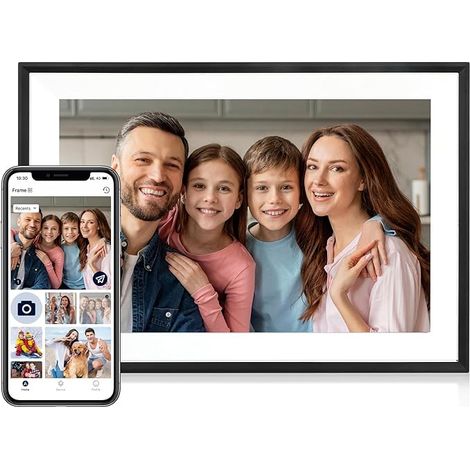 Digital Photo Frame with Wi-Fi, 10.1 Inch Digital Photo Frame, 1280×800 HD IPS, Auto Rotation, 32GB Memory, Easy and Instant Share Between Multiple Users Via (1/5)