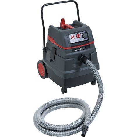ASPIRATORE ASPIRAPOLVERE ASPIRALIQUIDI BIDONE 50Lt 1600W MAXIMA (1/5)