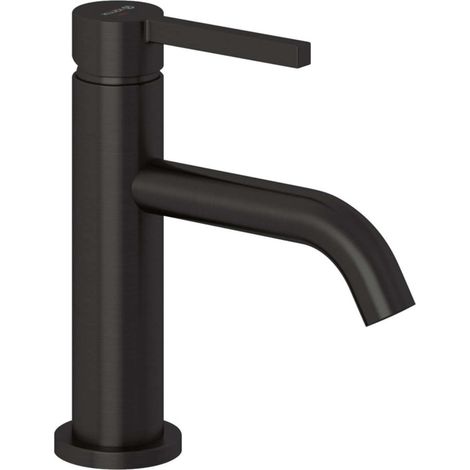 KLUDI NOVA FONTE Pura Miscelatore monocomando lavabo 100 - con piletta di scarico Push-Open Gunmetal spazzolato, 20288N215 (1/2)