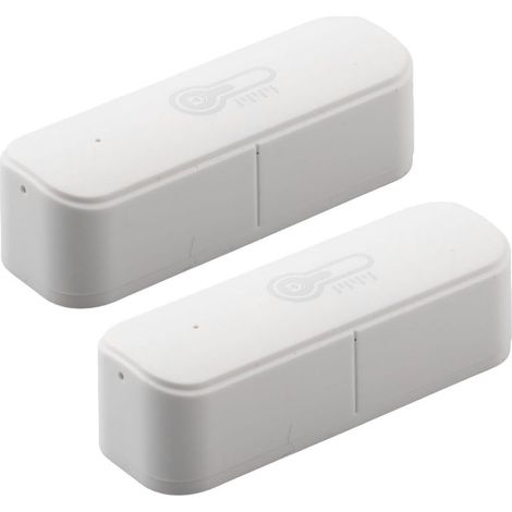 Tuya Lot de 2 thermomètres hygromètre WiFi sans fil pour intérieur et extérieur (1/4)