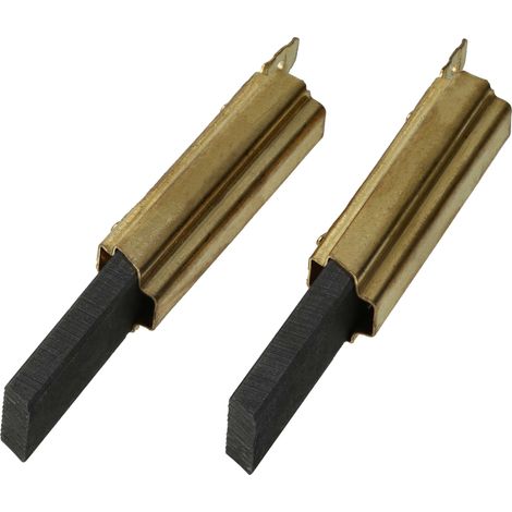 vhbw 2x spazzola carbone compatibile con Candy 31003802, 31004047, 31003866, 31003851, 31003850, 31003849, 31003848, 31003811, 31003810 lavatrice
