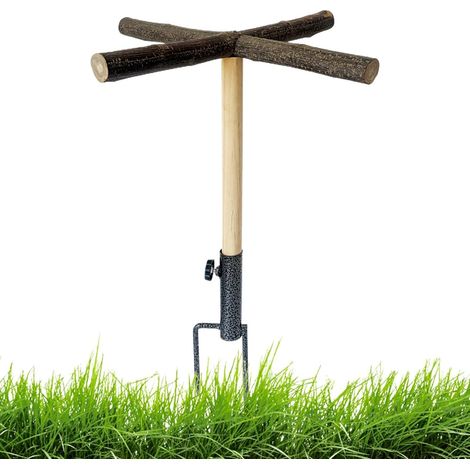 Perchoir à Poules pour poulailler Barre De Repos Extérieure en Bois pour Perchoir de repos pour vos poules pour extérieur, ferme, pâturage, patio et pelouse (1/5)