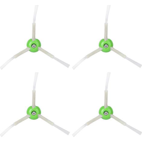 4Pcs Balai Robot Aspirateur Brosse Latérale de Rechange Compatible i7+ E5 E6 Accessoire Nettoyage Domicile