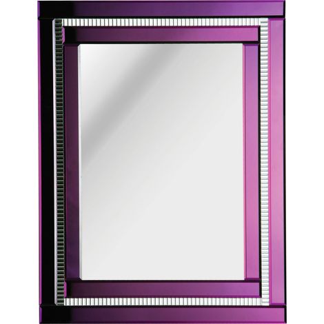 Premier Housewares Purple Deco Mirror (1/2)