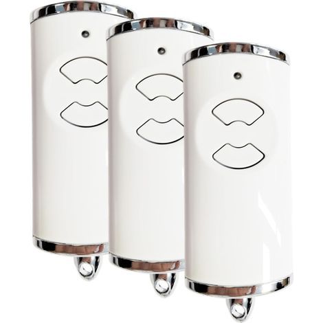 Lot de 3 émetteurs portatifs pour porte de garage 868.3 BS MHz - Compatible avec HSE-4-868-BS, HSE2-868-BS, HS4-868-BS, HS1-868-BS, HSS4-868-BS, HSP4-868-BS (1/5)