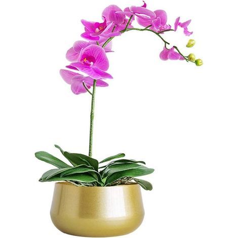 Vase à fleurs en métal, vase décoratif rond pour salon, vase à fleurs artificielles pour mur de maison/télévision(3017cm) (1/4)
