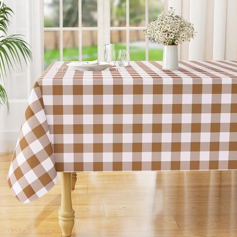 Mantel rectangular de 138 x 178 cm, de vinilo impermeable, lavable y a cuadros, ideal para picnics en interiores y exteriores - Estilo 3 (1/5)