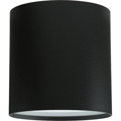 Faretto Spot dal design moderno DOWNLIGHT color nero Ø13cm GU10 Lampada da soffitto POINT ideale per corridoio soffitto (1/5)