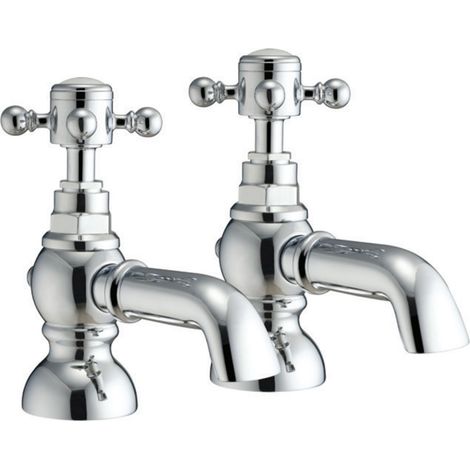 Orbit Harrogate Bath Taps Pair - Chrome