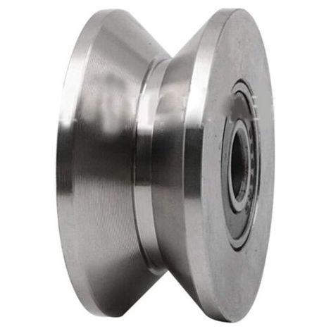 Pair Roue de porte robuste en acier inoxydable 304 - 2,7\" (1/3)