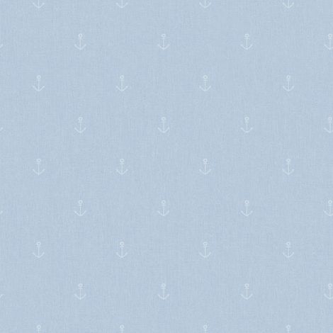 Papier peint enfant ancres marines bleu ciel