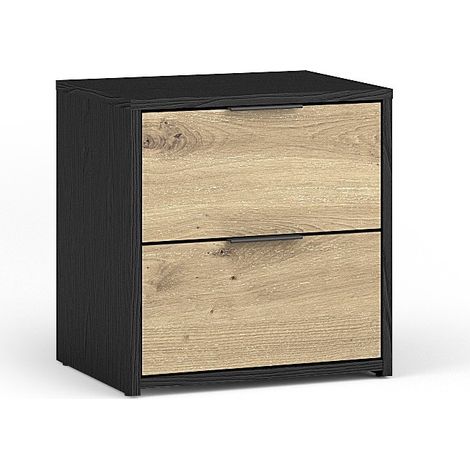 Lote de Dos Mesitas de Noche MELODY - Diseño Moderno con 2 Cajones