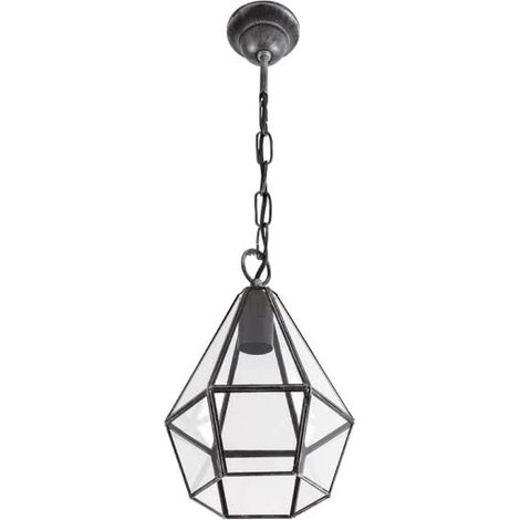Suspension Écija Argent 1xE27 (4556x20x20cm)