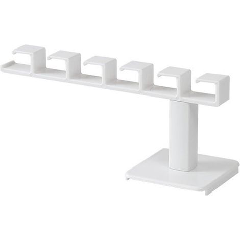 Perchero multifuncional de estilo moderno y sencillo con ganchos para sombreros: organizador de almacenamiento para el hogar que ahorra espacio. (1/5)
