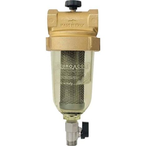 Filtro autopulente a spazzole testa e ghiera in ottone attacco 1” f portata 52 l/min euroacque rot0000b