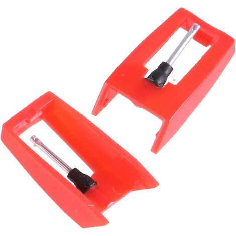 Lot de 2 stylets pour platines vinyles, accessoires pour gramophones et lecteurs de disques vinyles (1/4)