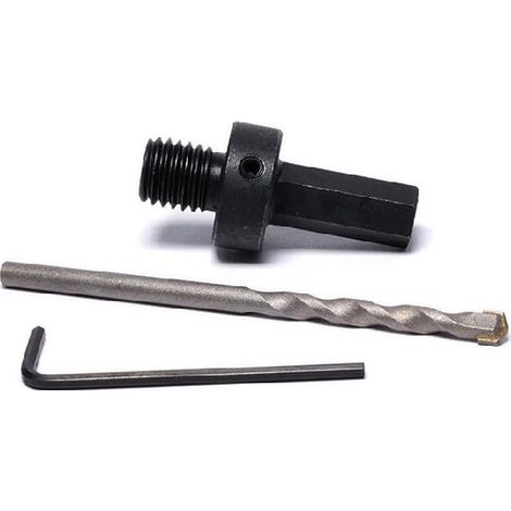 Mexco M14 to Hex Adaptor for Tile Drill Bit & Router Finger (1/3)