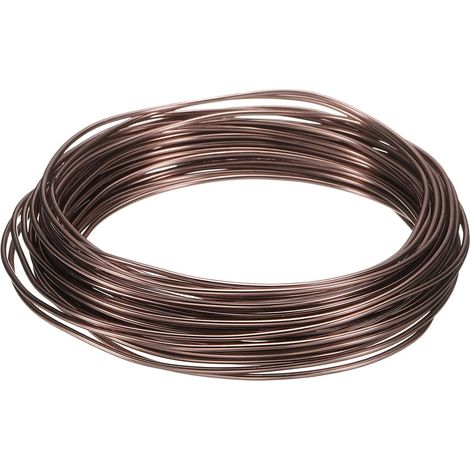 Fil Pour Bonsai Aluminium Anodisé 1.5mm/15 Gauge Marron (1/5)