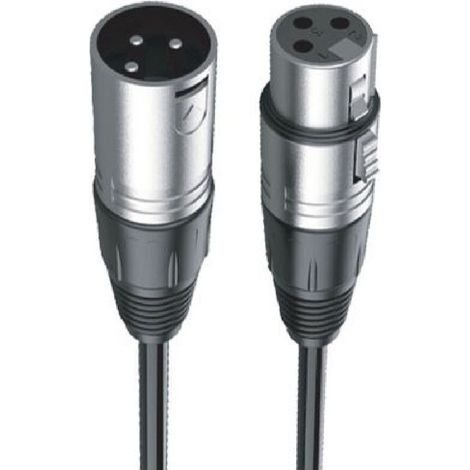 MaxTech - Cavo Xlr 3 Pin Xlr Maschio-femmina Audio Prolunga Microfono Da 10 Metri Xlr-04 - (1/3)