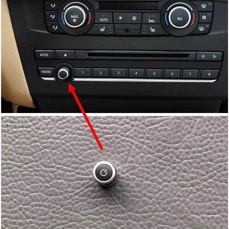 Geeignet für BMW X3 und X4 Audio-Bedienelemente, F25 und F26 Radio, CD-Player, Lautstärkeregler und Einstellknöpfe. (1/5)