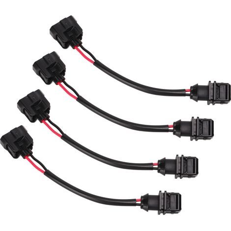 Convient aux adaptateurs d'injecteurs de carburant, facile à installer, faisceau de conversion OBD2 vers OBD1, plug and play. (1/2)