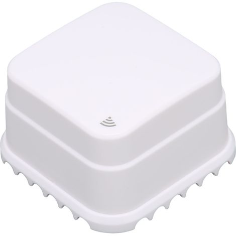 Kabelloser, intelligenter Wasserleckmelder mit Alarm- und Benachrichtigungs-App. WLAN-Wasserleckalarm für Badezimmer. (1/5)