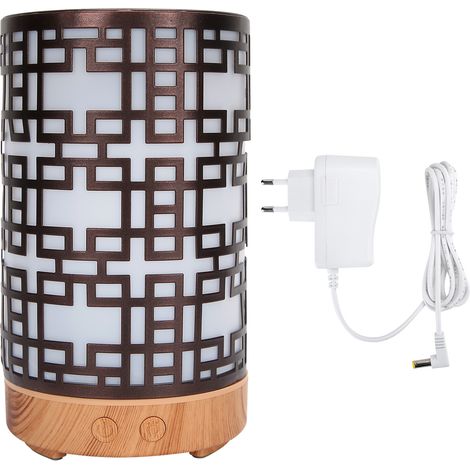 Diffuseur ultrasonique 100ml, brumisateur d'aromathérapie avec veilleuse pour chambre et maison, prise EU 100-240V (1/5)