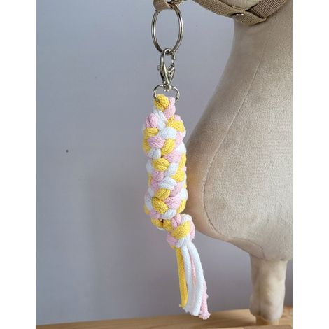 Guinzaglio per Hobby Horse - Rosa chiaro/Giallo/Bianco (1/2)