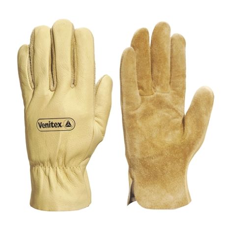 Gants de manutention Delta Plus taille 10, L, Manutention générale, 2 gants, Beige ( Prix pour 1 paire ) (1/5)