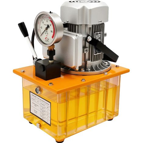 Pompe hydraulique, puissance de 750W, capacité d'huile de 7L, JAUNE (1/2)