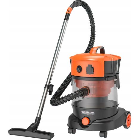Beutelloser Zyklon-Nass- und Trockensauger für die Industrie, 1400 W, 25 l, Kraft&Dele (1/5)