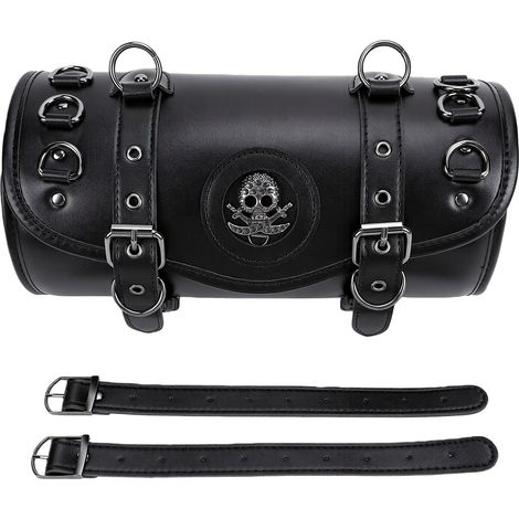 Sac de fourche à outils avant de moto, sacoche de selle universelle pour guidon, pochette de rangement Sissybar, rouleau de moto (1/5)