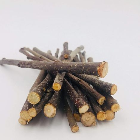 William Craft Baton Pommier,Petits Animaux à Mâcher Jouets,Bâtonnets de Pomme pour Animaux de Compagnie,Bâtons de Bois de Pommier,Bâtonnets de Pomme Naturels,pour Chinchilla Cobaye Hamster Lapin (1/4)