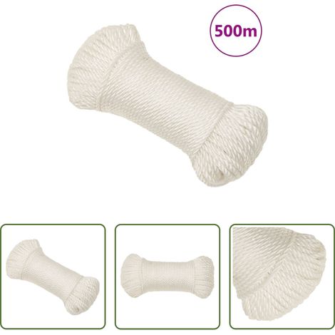Seil - Arbeitsseil Weiß 8 mm 500 m Polypropylen (1/5)