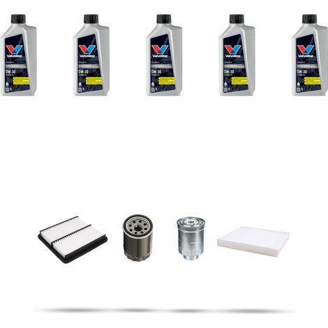 Kit tagliando 4 FILTRI e 5L OLIO compatibile con Mitsubshi ASX (GA7W) 1.8 DI-D 85kw Dal 2010 (1/5)