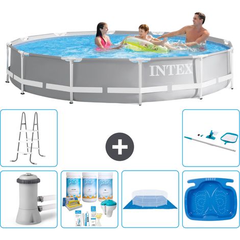 Intex Piscine Prism Frame Ronde - 366x76 cm - 7-pièces S21071 (1/5)