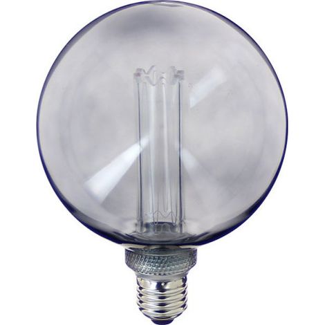 Xanlite - Ampoule LED déco Hologramme Globe (G125) au verre fumé, culot E27, 4W cons., 100 lumens, lumière blanc chaud - RFDHE200B125SF
