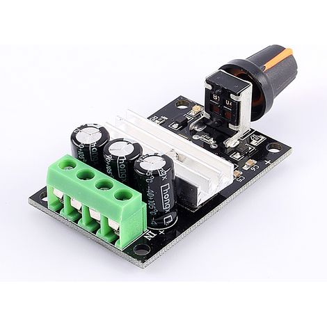 DC6-28V 3A Drehzahlregler (PWM) – Schalter + Drehknopf (1/5)