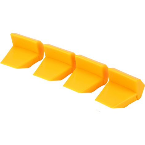 4 Protections en Plastique Jaune pour Mâchoires de Changeur de Pneu, Protège-Jantes pour Machines à Changer les Pneus (1/5)