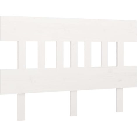 Cabecero accesorio para dormir mueble dormitorio 143,5 x 3 x 81 cm madera de pino blanco TDL0203879