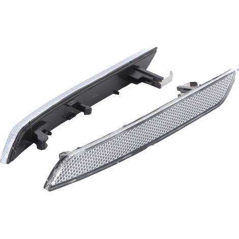 2 Stück Seitenmarkierungsleuchten 63147187087 Frontstoßstangenreflektorlampe für E71/X6/E70/X5M, Weiß (1/5)