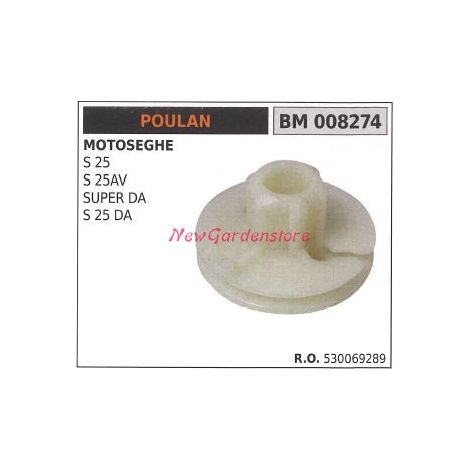 Polea de arranque motosierra POULAN S 25 25AV SUPER DA S 25 DA 008274