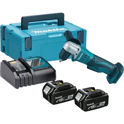 18V LXT Winkelbohrmaschine (2x4,0 Ah) in MAKPAC - MAKITA DDA351RMJ