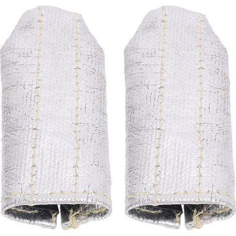 Lot de 2 gants de soudeur unisexes en feuille d'aluminium, protections thermiques pour les doigts, format poche, pour soudage TIG. (1/5)