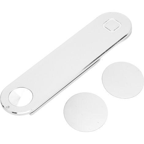 Support d'ordinateur et téléphone magnétique en alliage d'aluminium, support extensible pour écran d'ordinateur, argenté (1/5)