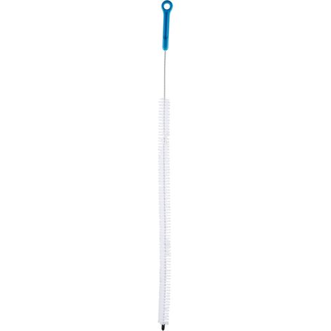 Decdeal Outil de nettoyage de canalisations Flexible de 71cm, brosse de nettoyage de débordement d'égouts pour salle de bains et cuisine (bleu) (1/5)