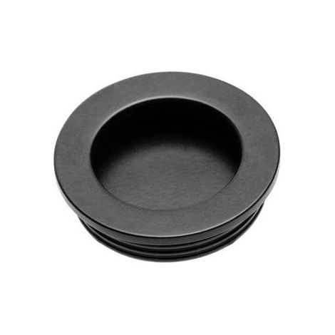 Tirador de mueble redondo empotrado negro GTV B224 UZ-00B224-20