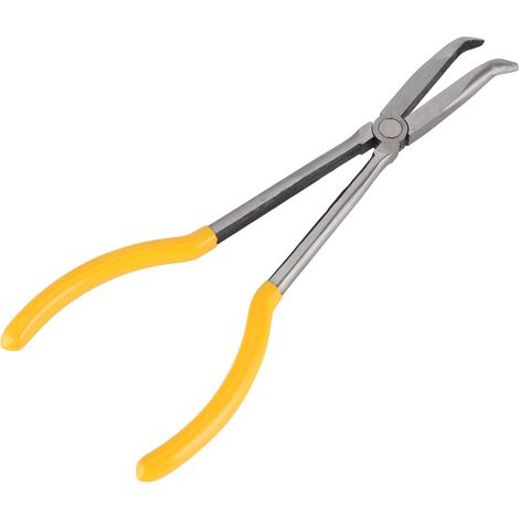 11-inch extended needle-nose pliers with curved tip (RT-1102 curved tip) (1/5)